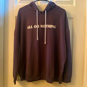 REBELLIOUS ONE Blue Hue Comfortable Lounge Sweater Hoodie